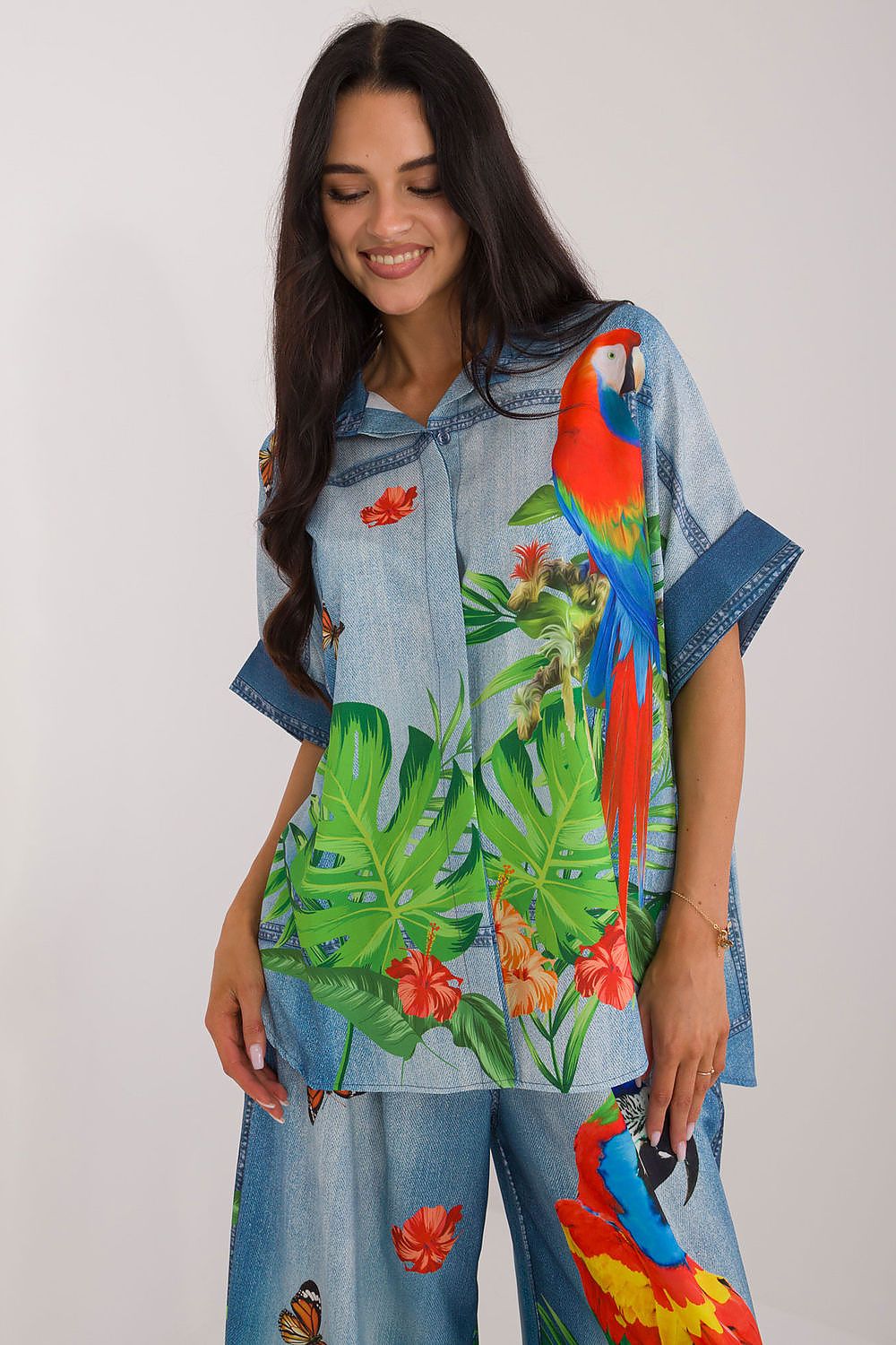  Košile s krátkým rukávem  model 198371 Italy Moda 
