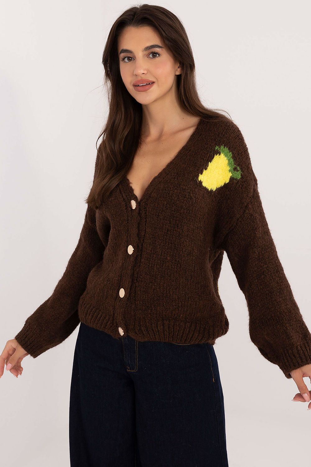  Svetr na zapínání  model 200481 Italy Moda 