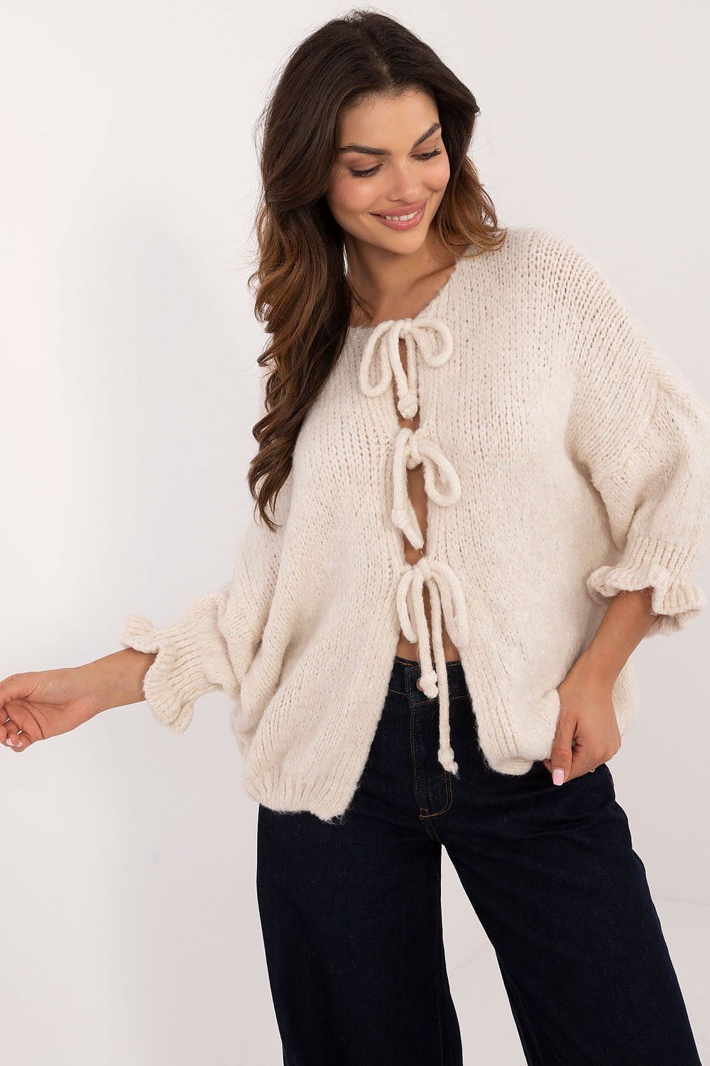  Svetr na zapínání  model 200499 Italy Moda 