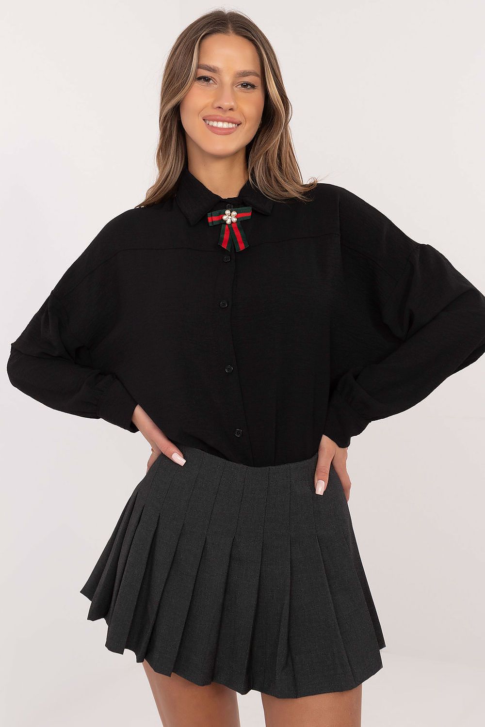  Košile s dlouhým rukávem  model 203730 Italy Moda 