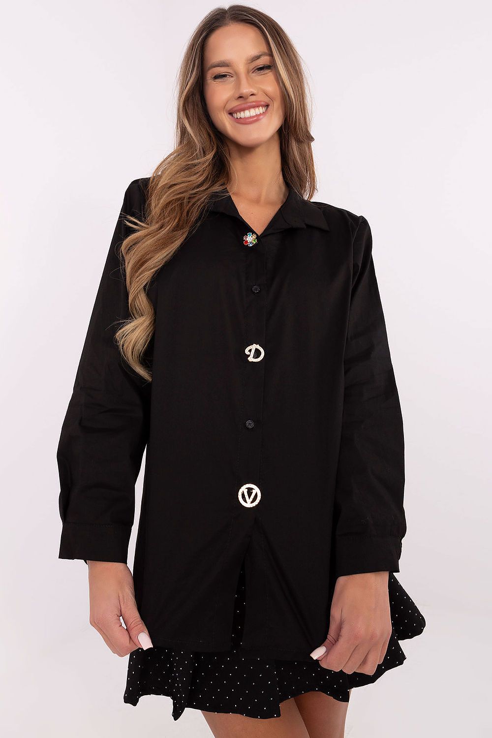  Košile s dlouhým rukávem  model 204396 Italy Moda 