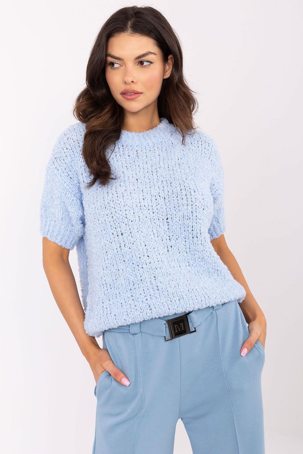  Svetr s krátkým rukávem  model 206943 Italy Moda 
