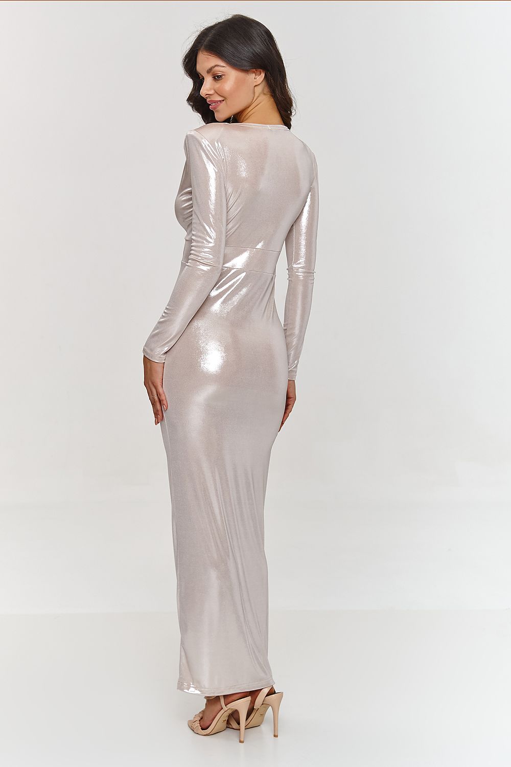  Dlouhé šaty  model 209575 Makadamia 