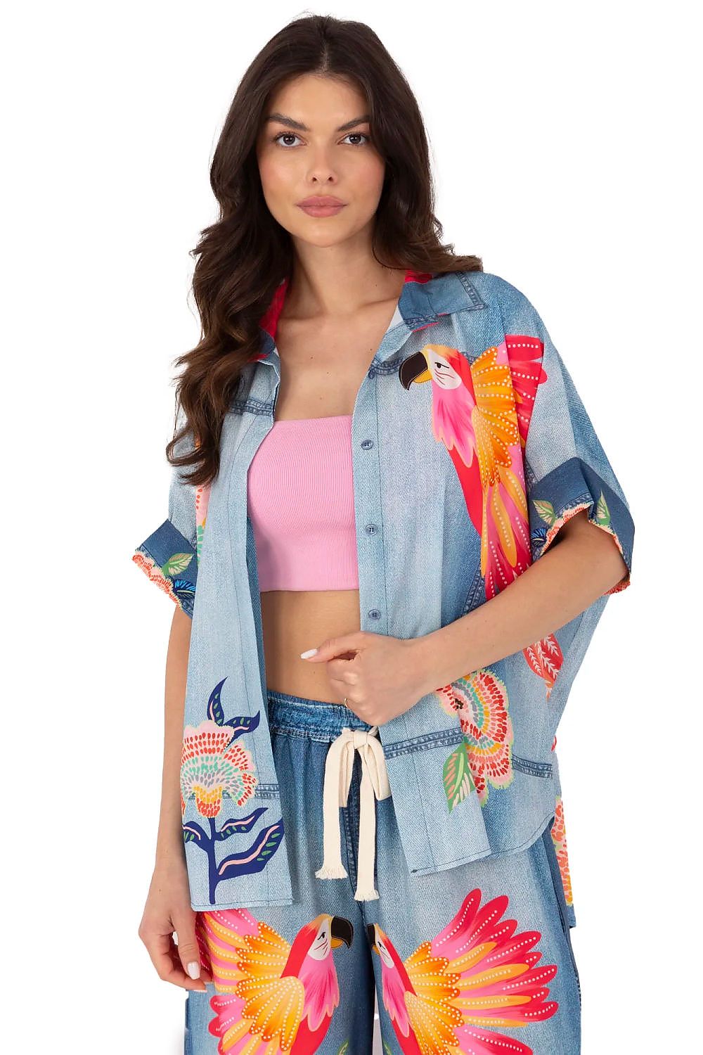  Košile s krátkým rukávem  model 210033 Italy Moda 