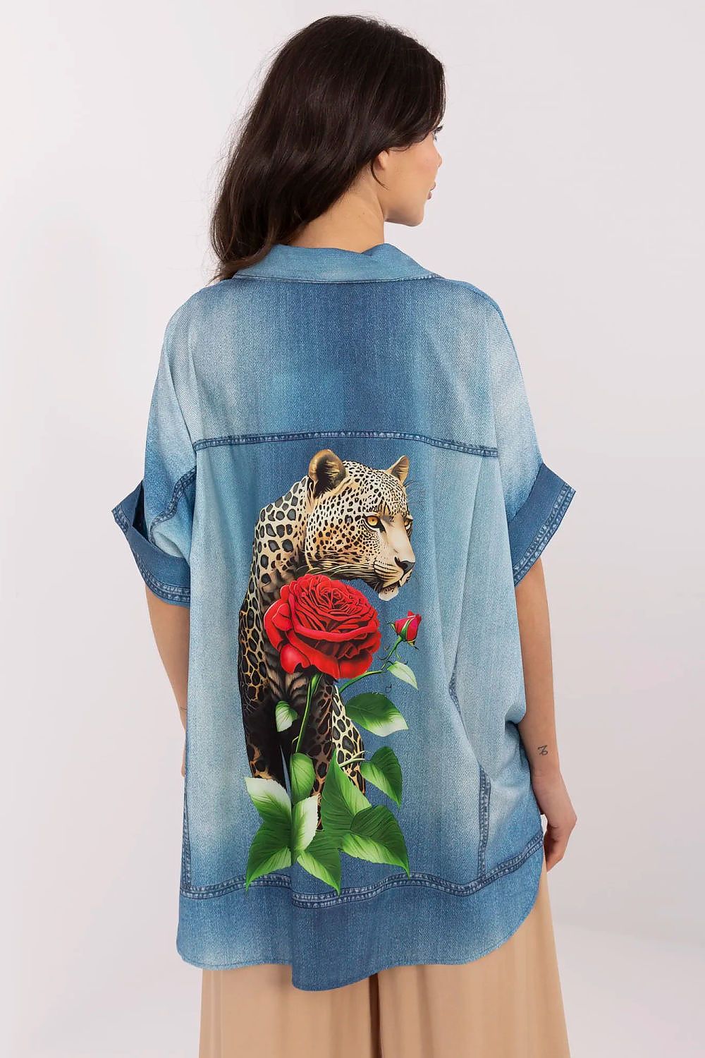  Košile s dlouhým rukávem  model 210971 Italy Moda 