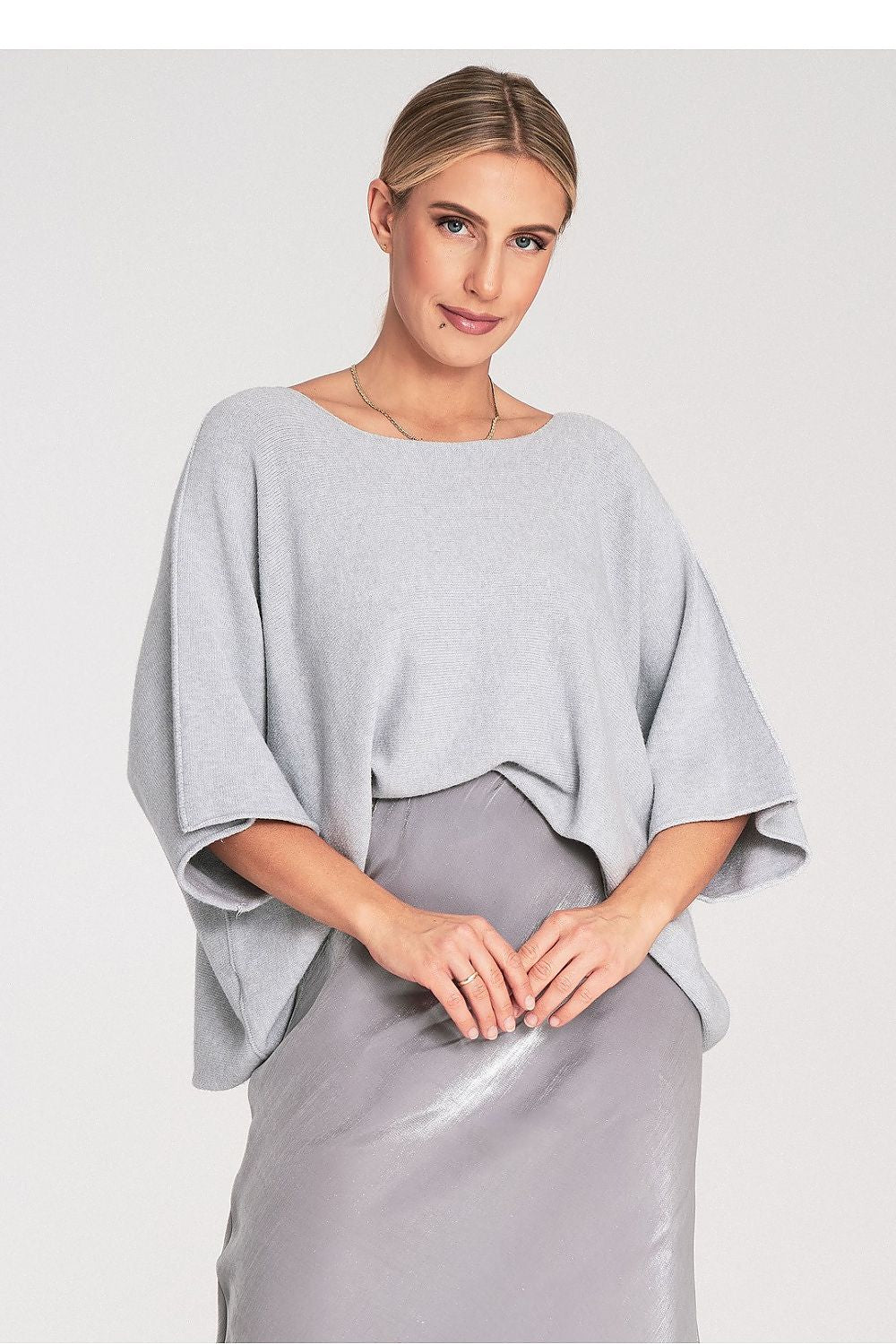 Svetr s netopýřími rukávy  model 217075 Figl 