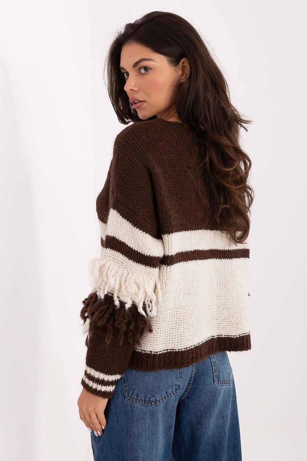  Svetr na zapínání  model 218010 Italy Moda 
