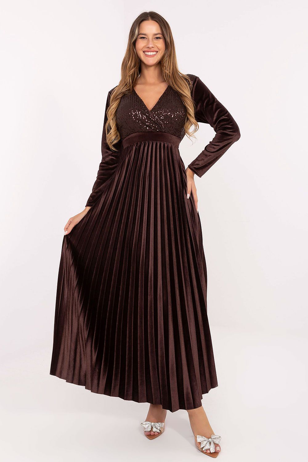  Dlouhé šaty  model 220046 Italy Moda 
