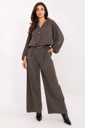  Kordové kalhoty model 220286 Italy Moda 