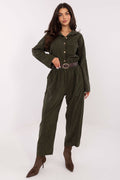  Kordové kalhoty model 220817 Italy Moda 