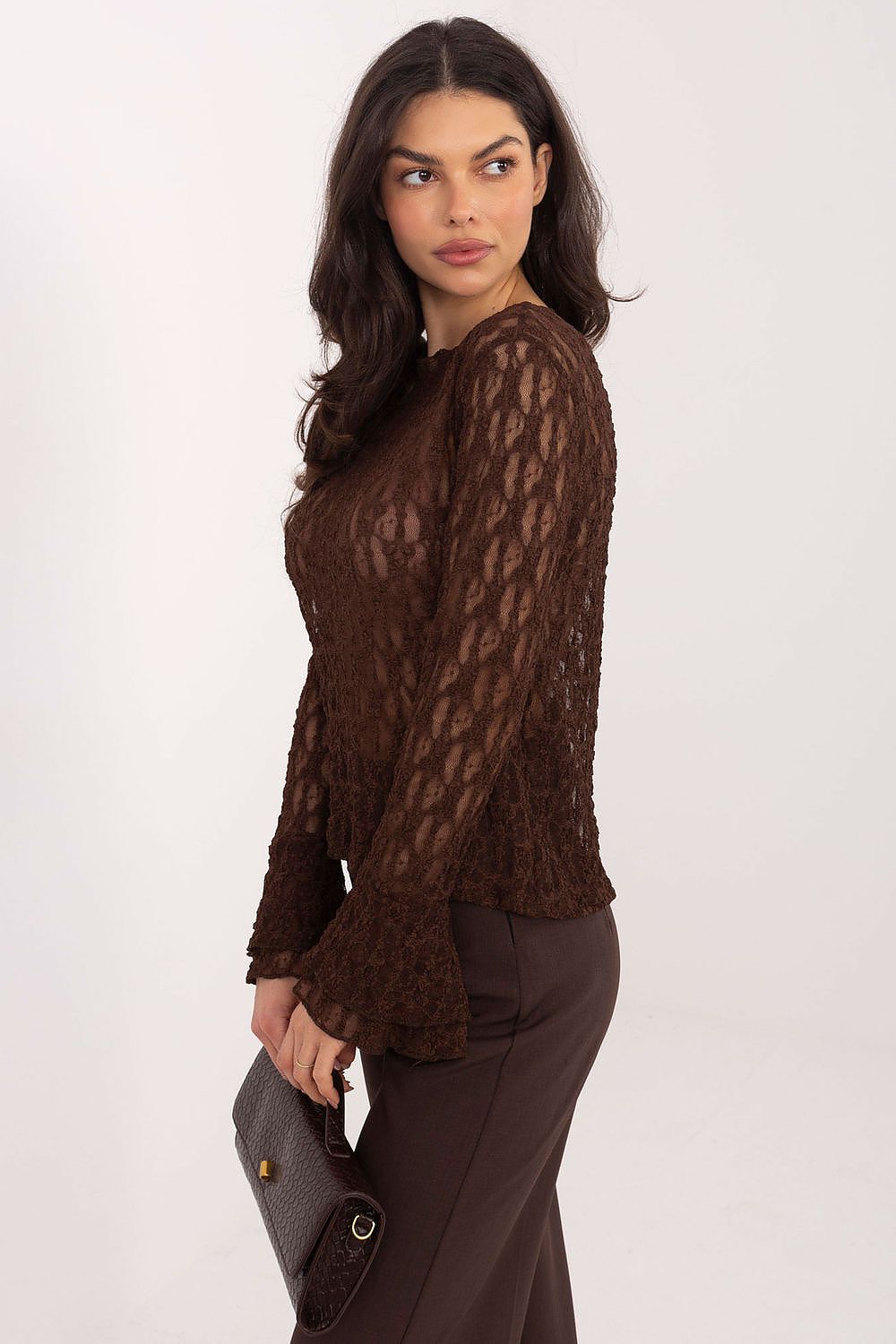  Hedvábná blůza model 222447 Italy Moda 
