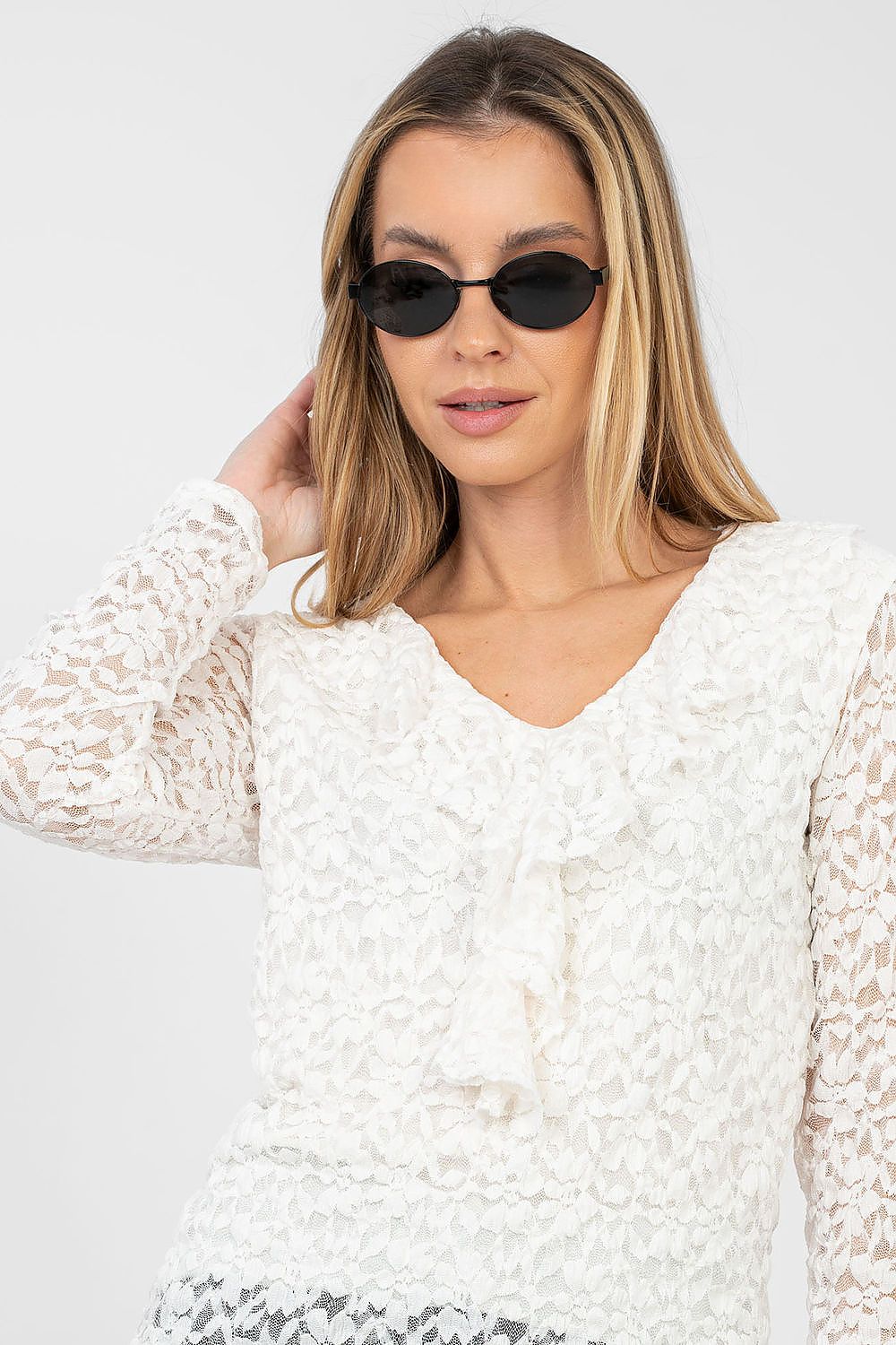  Hedvábná blůza model 223842 Rue Paris 