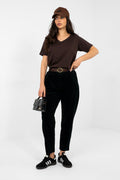  Kordové kalhoty model 224056 Italy Moda 