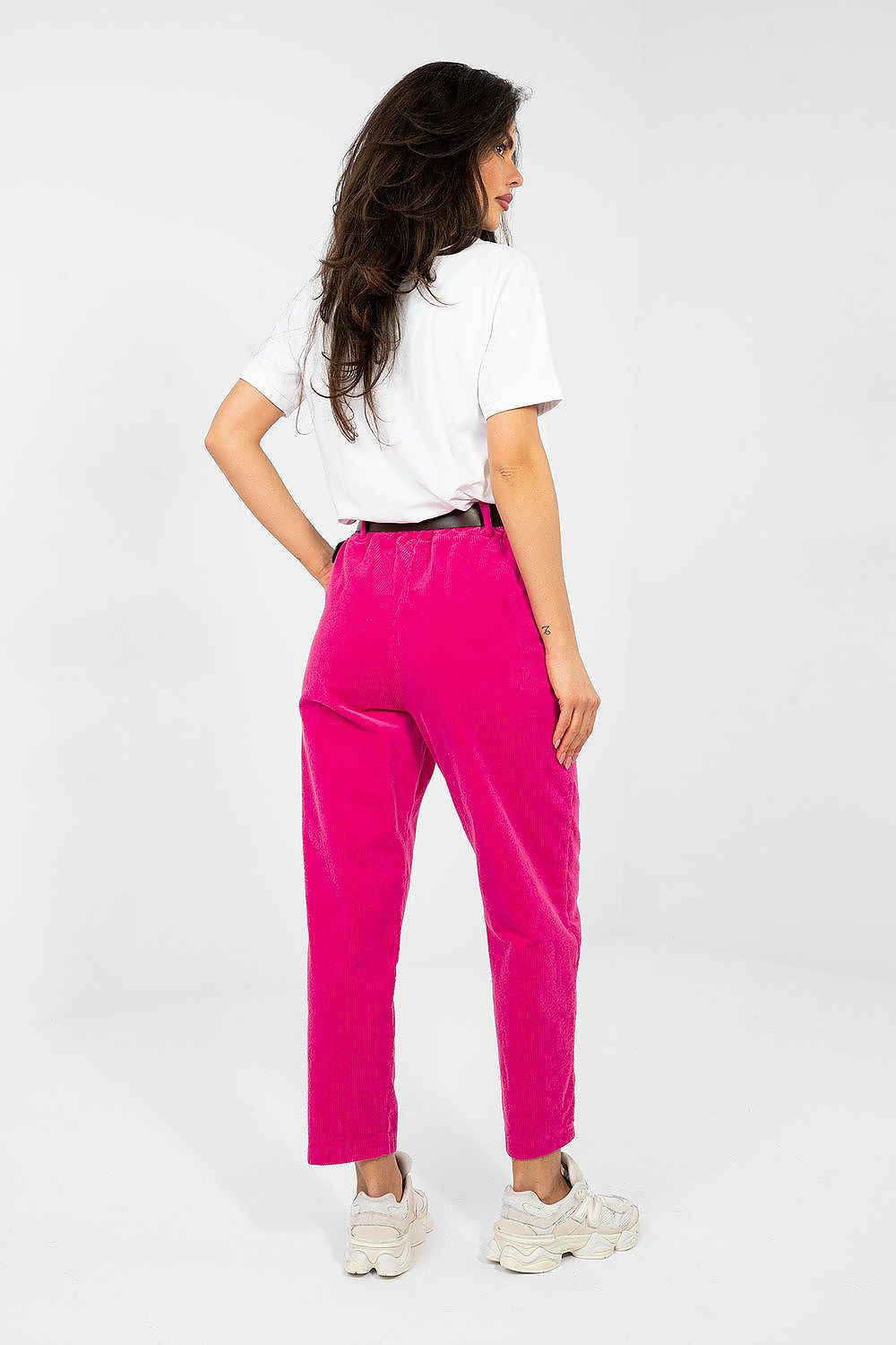  Kordové kalhoty model 224059 Italy Moda 