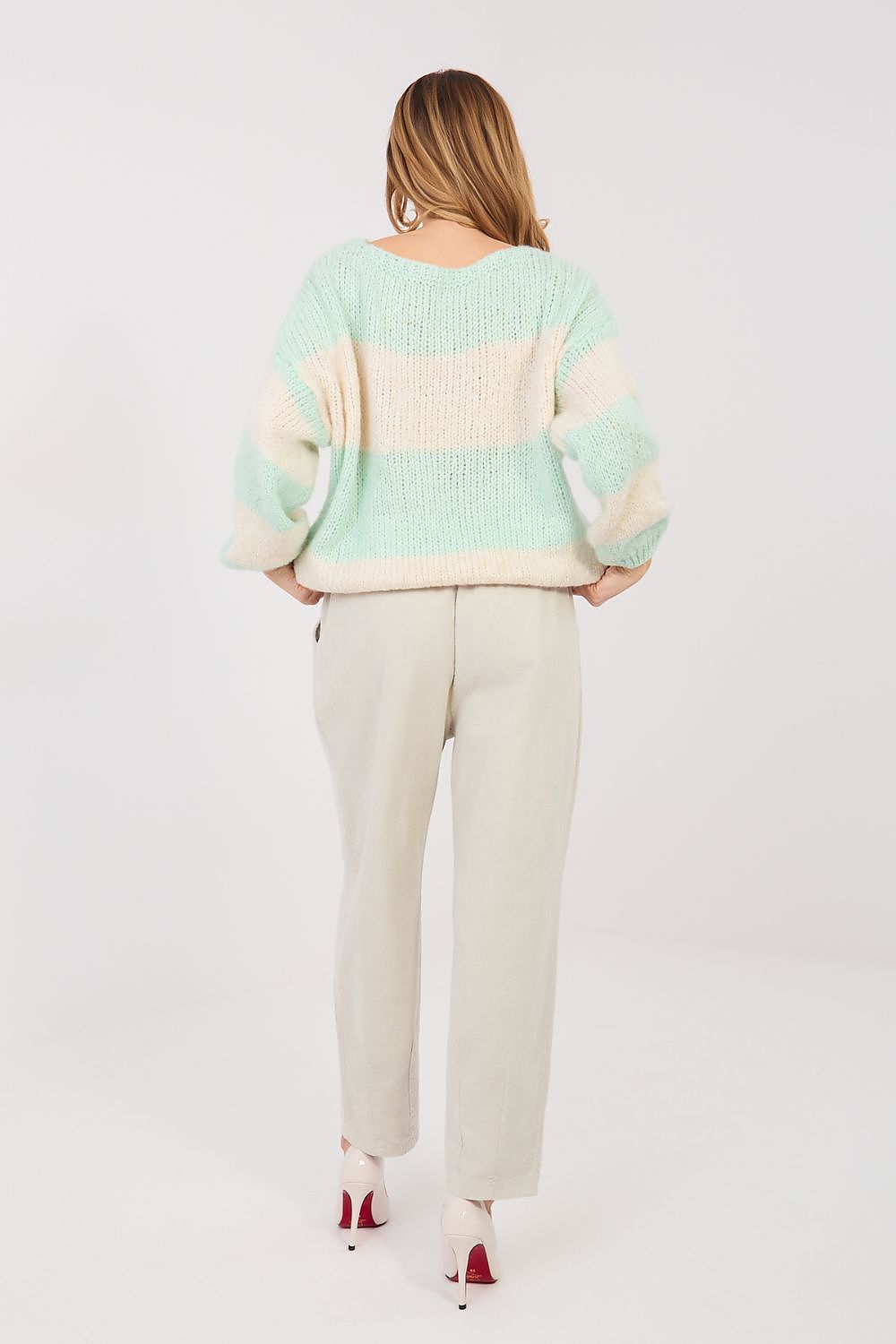  Kordové kalhoty model 224386 Italy Moda 