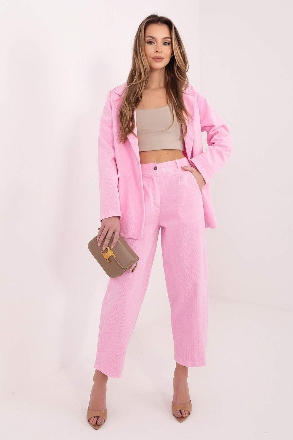  Kordové kalhoty model 224999 Rue Paris 