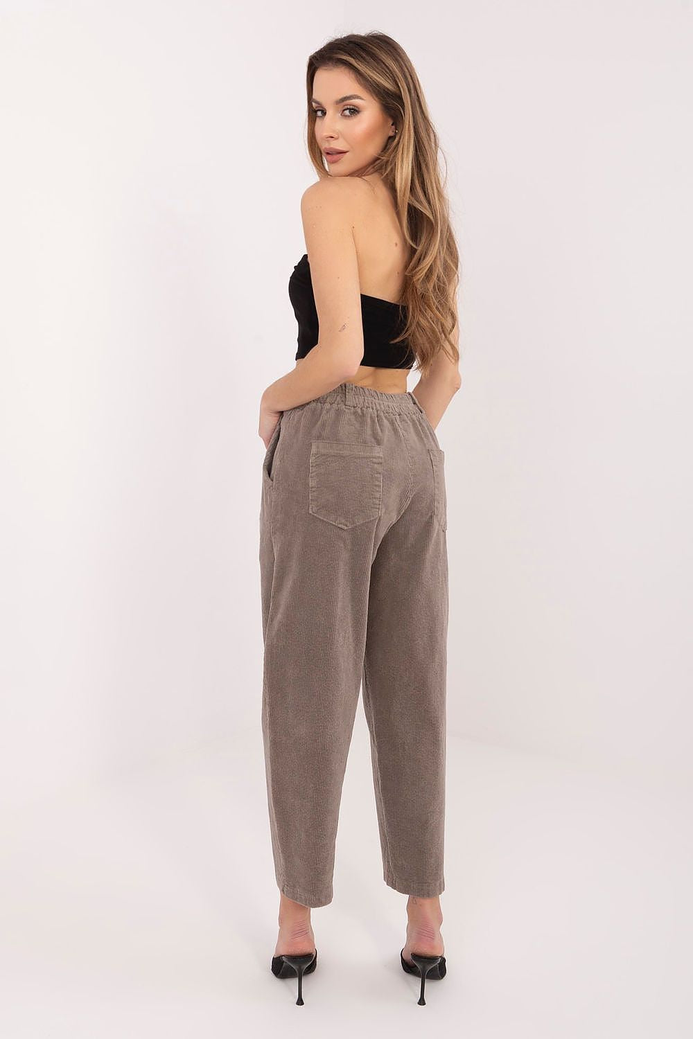 Kordové kalhoty model 225000 Rue Paris 