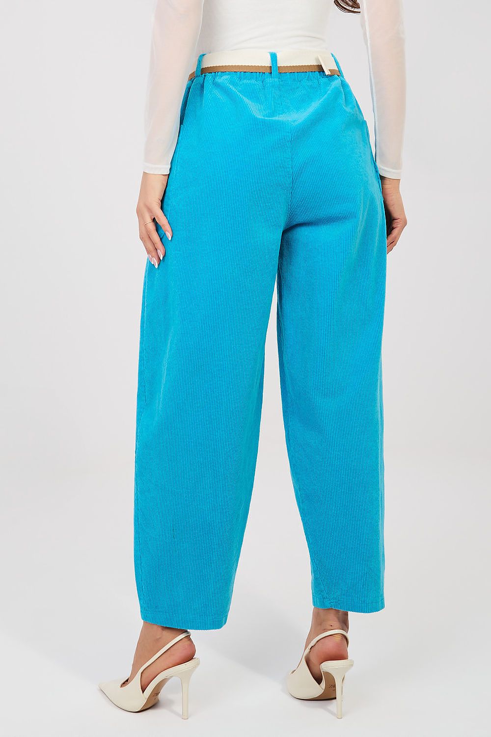  Kordové kalhoty model 225093 Rue Paris 