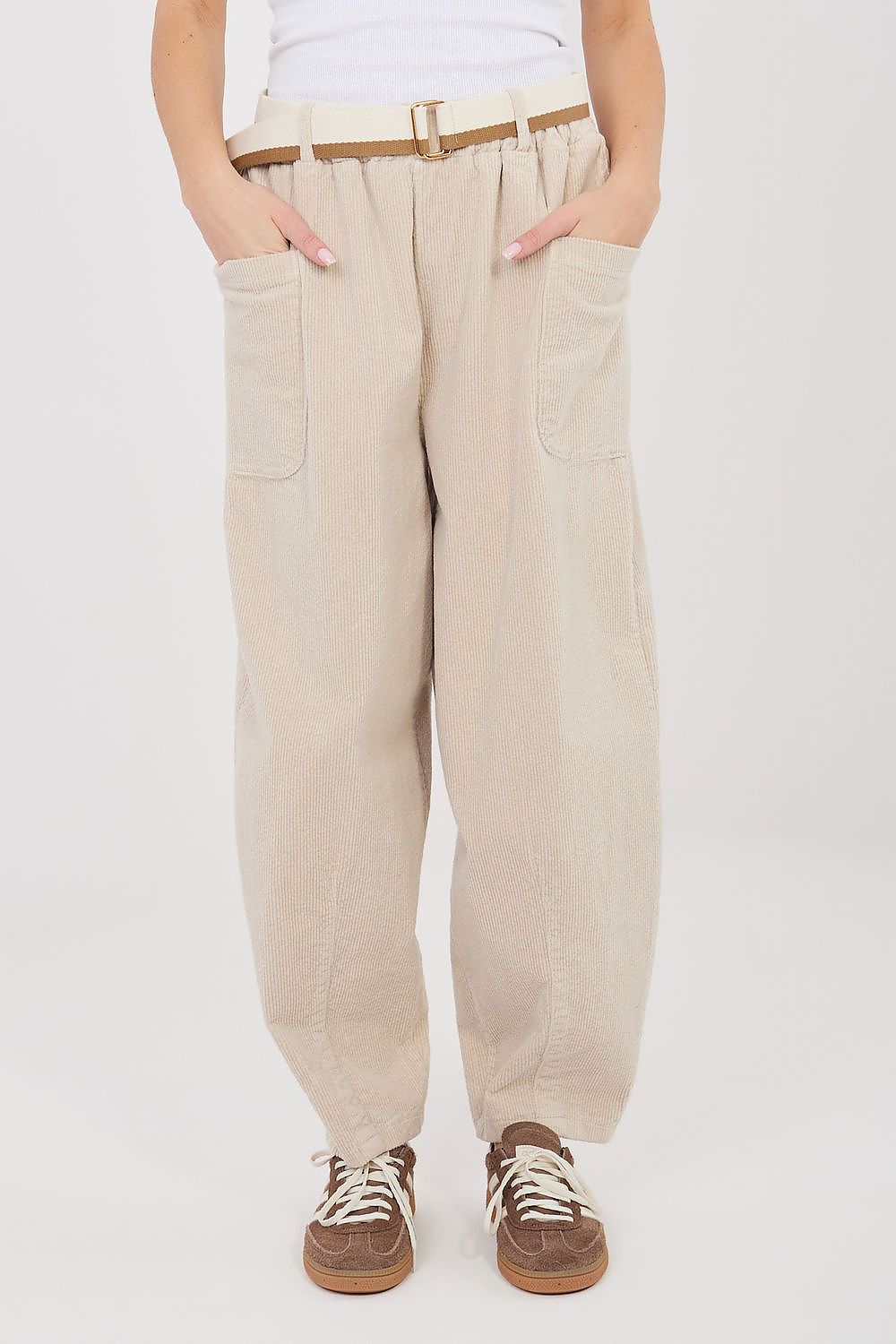  Kordové kalhoty model 225426 Rue Paris 