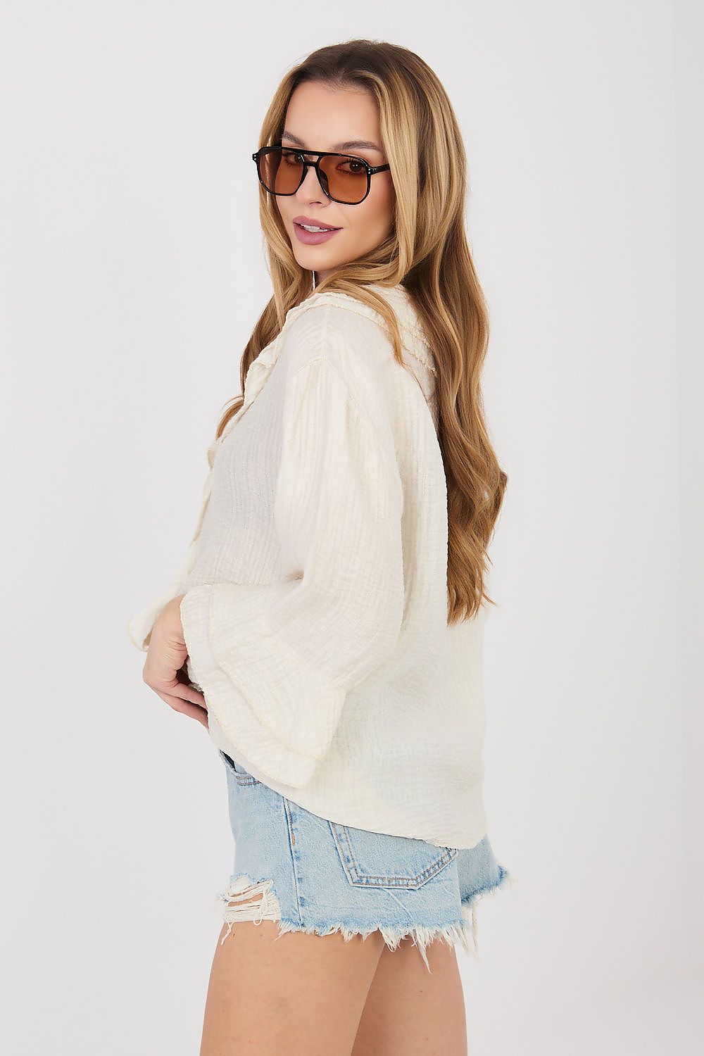  Košile s dlouhým rukávem  model 225519 Italy Moda 