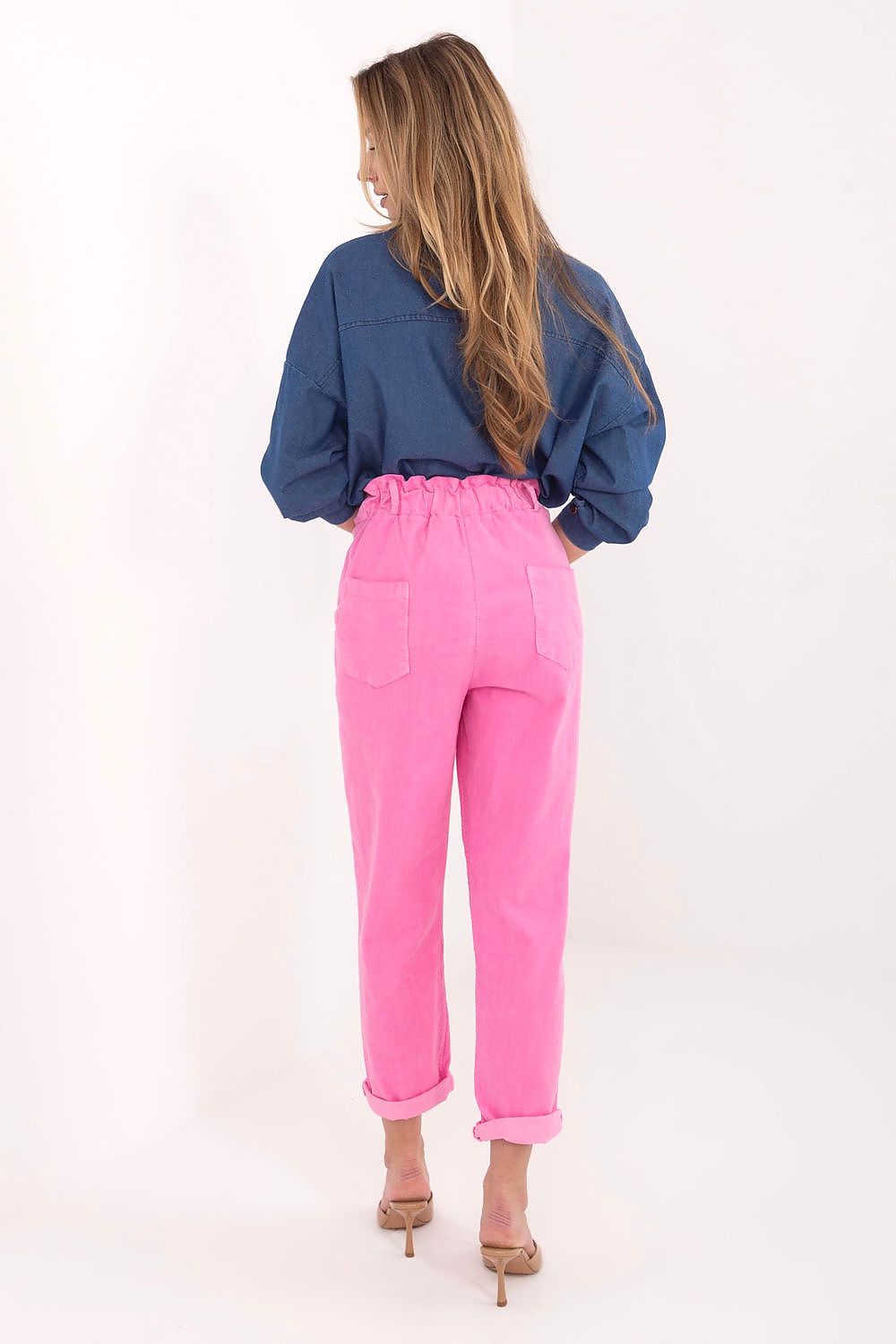  Kordové kalhoty model 225522 Italy Moda 