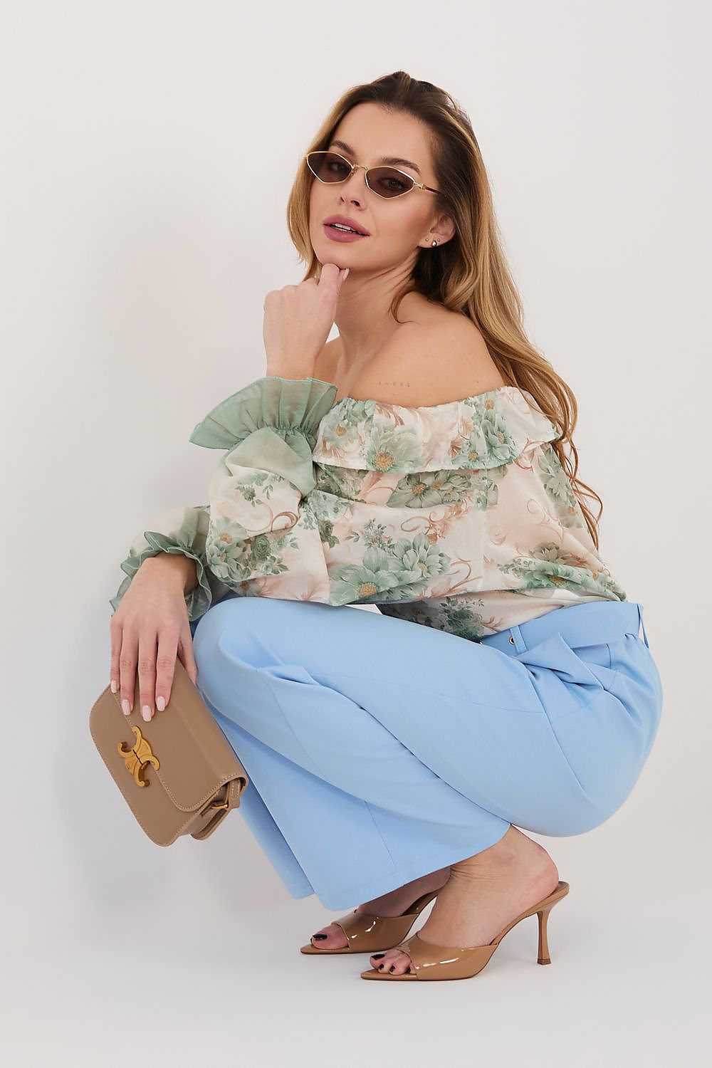  Dámské kalhoty  model 225876 Rue Paris 