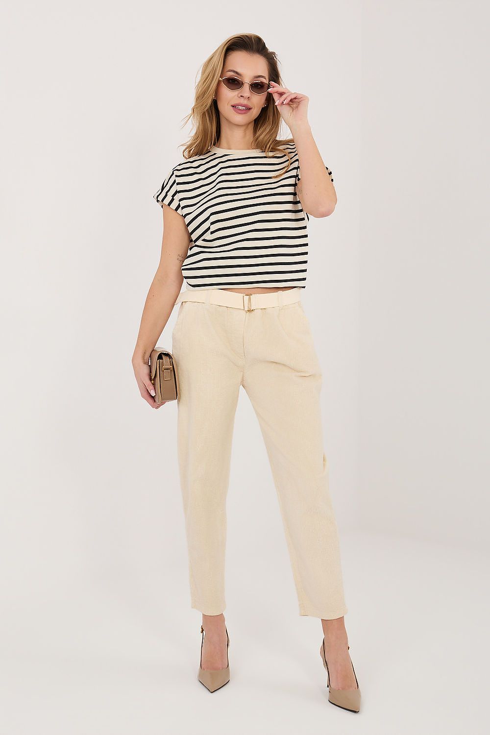  Kordové kalhoty model 226478 Italy Moda 