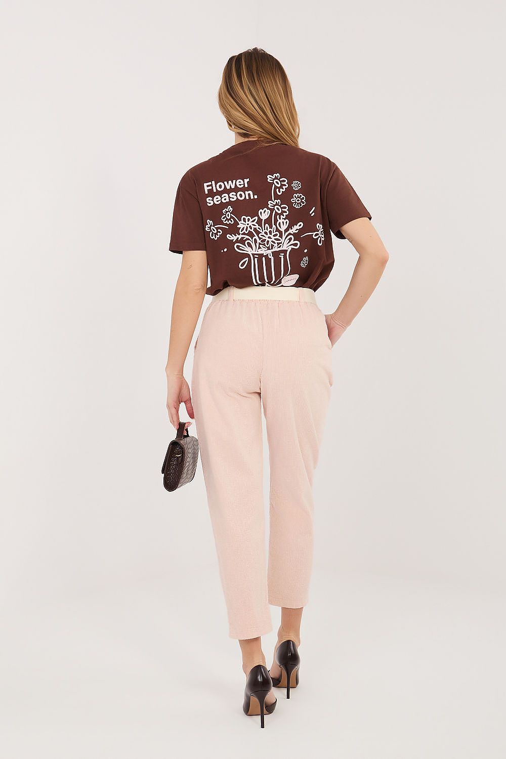  Kordové kalhoty model 226479 Italy Moda 