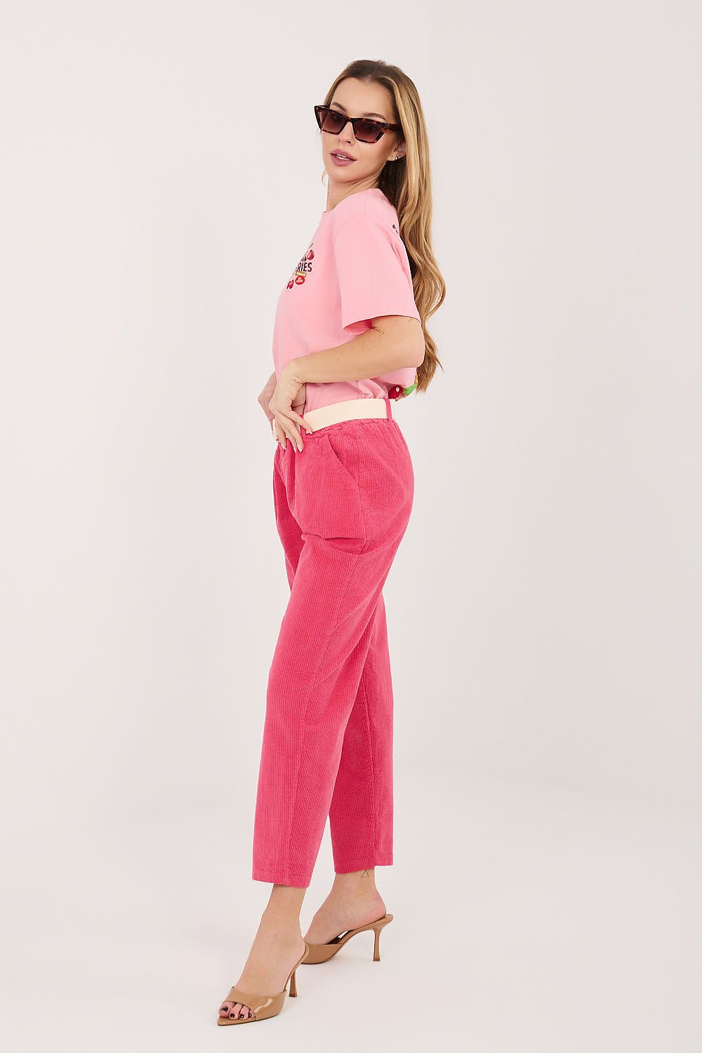  Kordové kalhoty model 226483 Italy Moda 