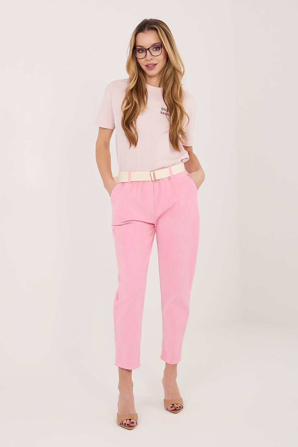  Kordové kalhoty model 226480 Italy Moda 