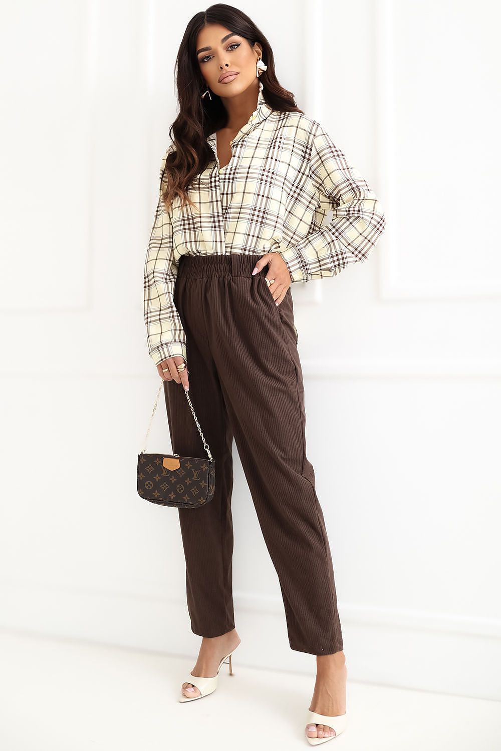  Kordové kalhoty model 226966 Rue Paris 