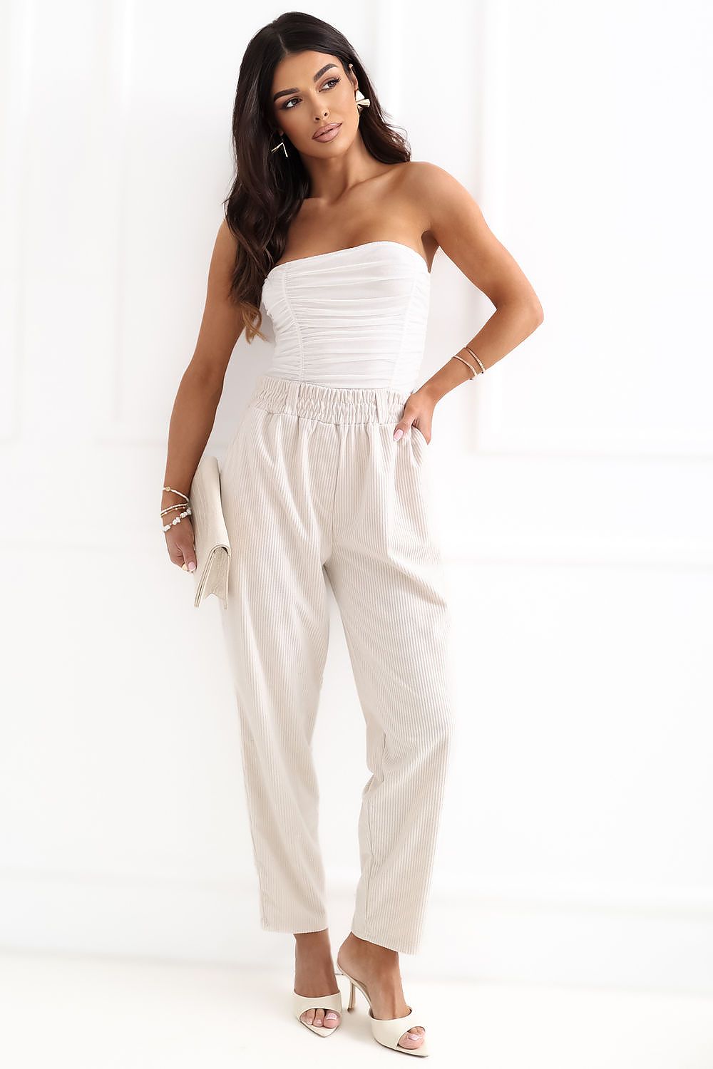  Kordové kalhoty model 226967 Rue Paris 