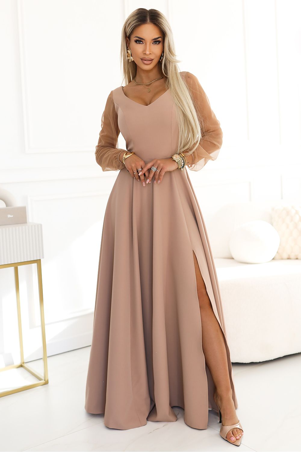  Dlouhé šaty  model 227090 Numoco 