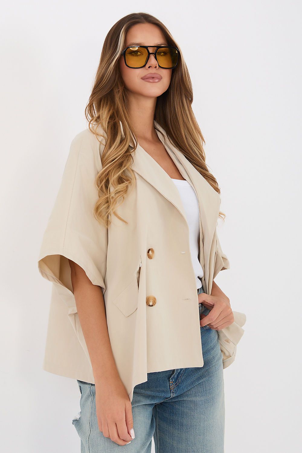  Plášť  model 227360 Rue Paris 