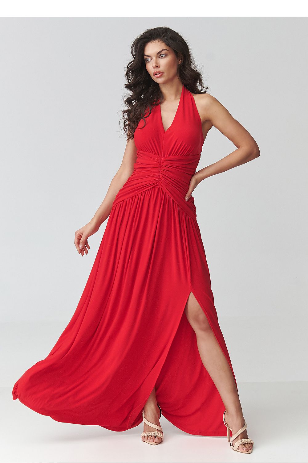  Dlouhé šaty  model 228321 Makadamia 