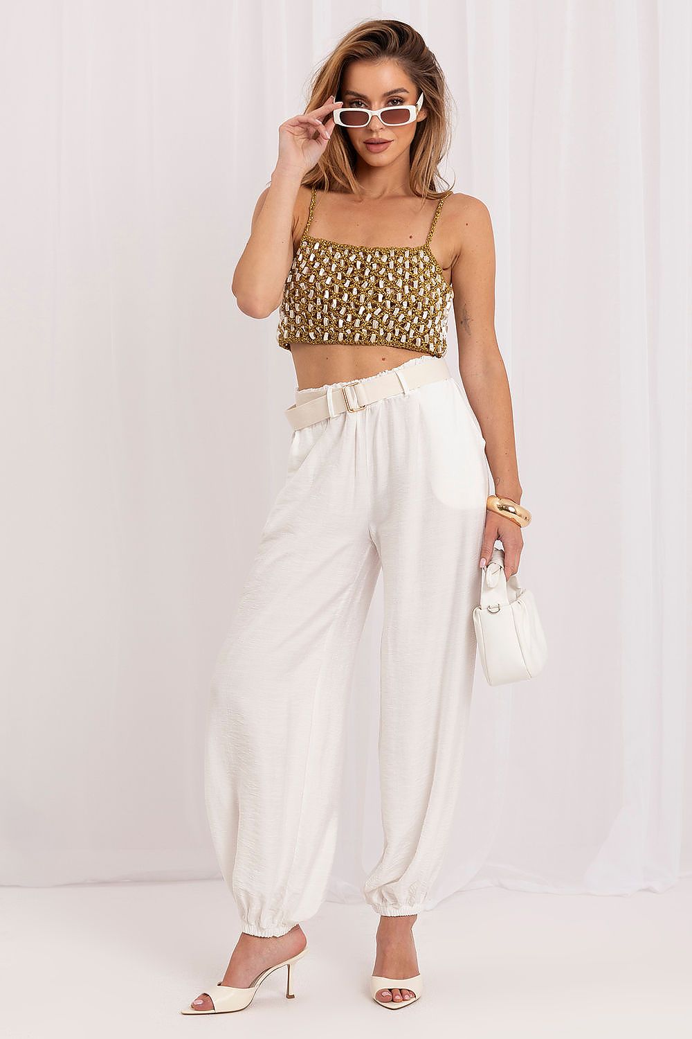  Dámské kalhoty  model 229204 Rue Paris 