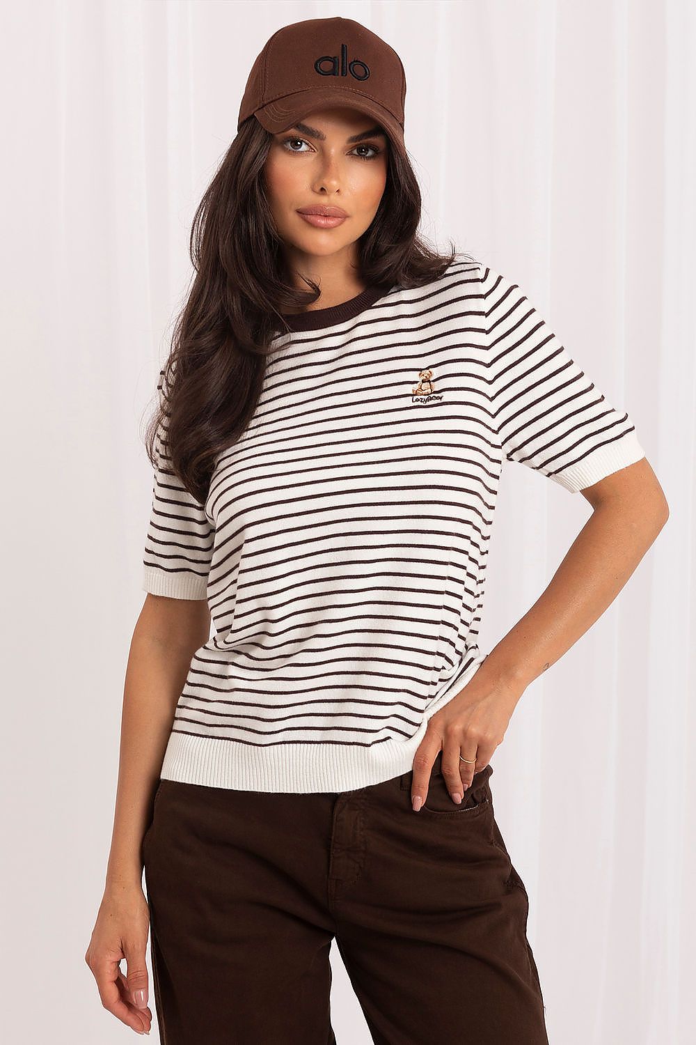  Svetr s krátkým rukávem  model 230142 Italy Moda 