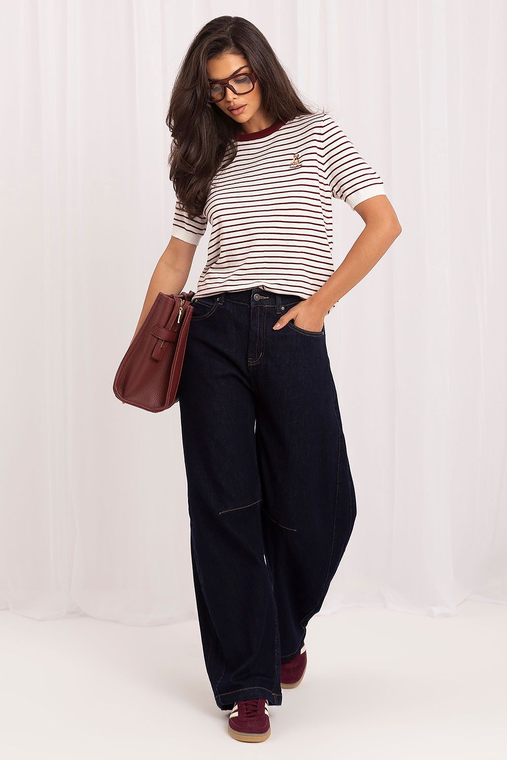  Svetr s krátkým rukávem  model 230143 Italy Moda 