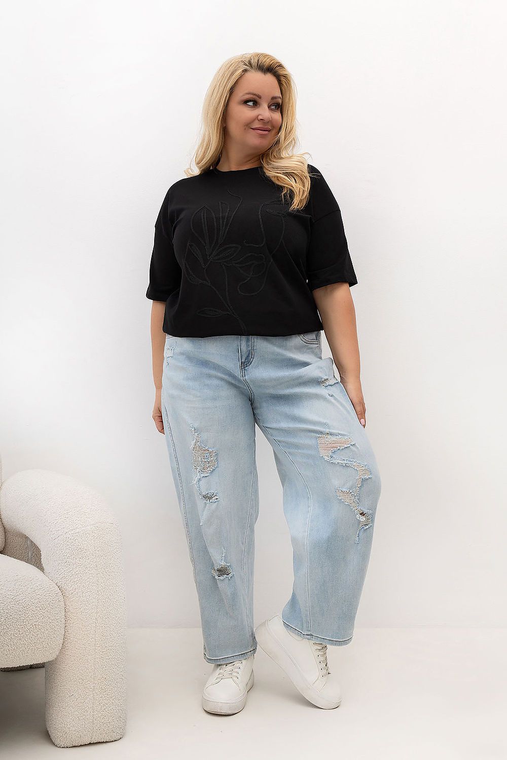  T-shirt plus size model 230453 Relevance 