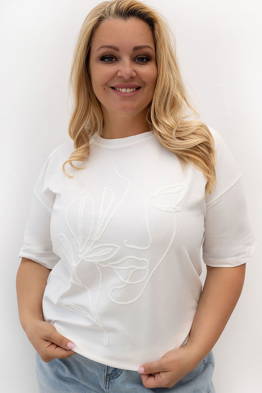  T-shirt plus size model 230455 Relevance 