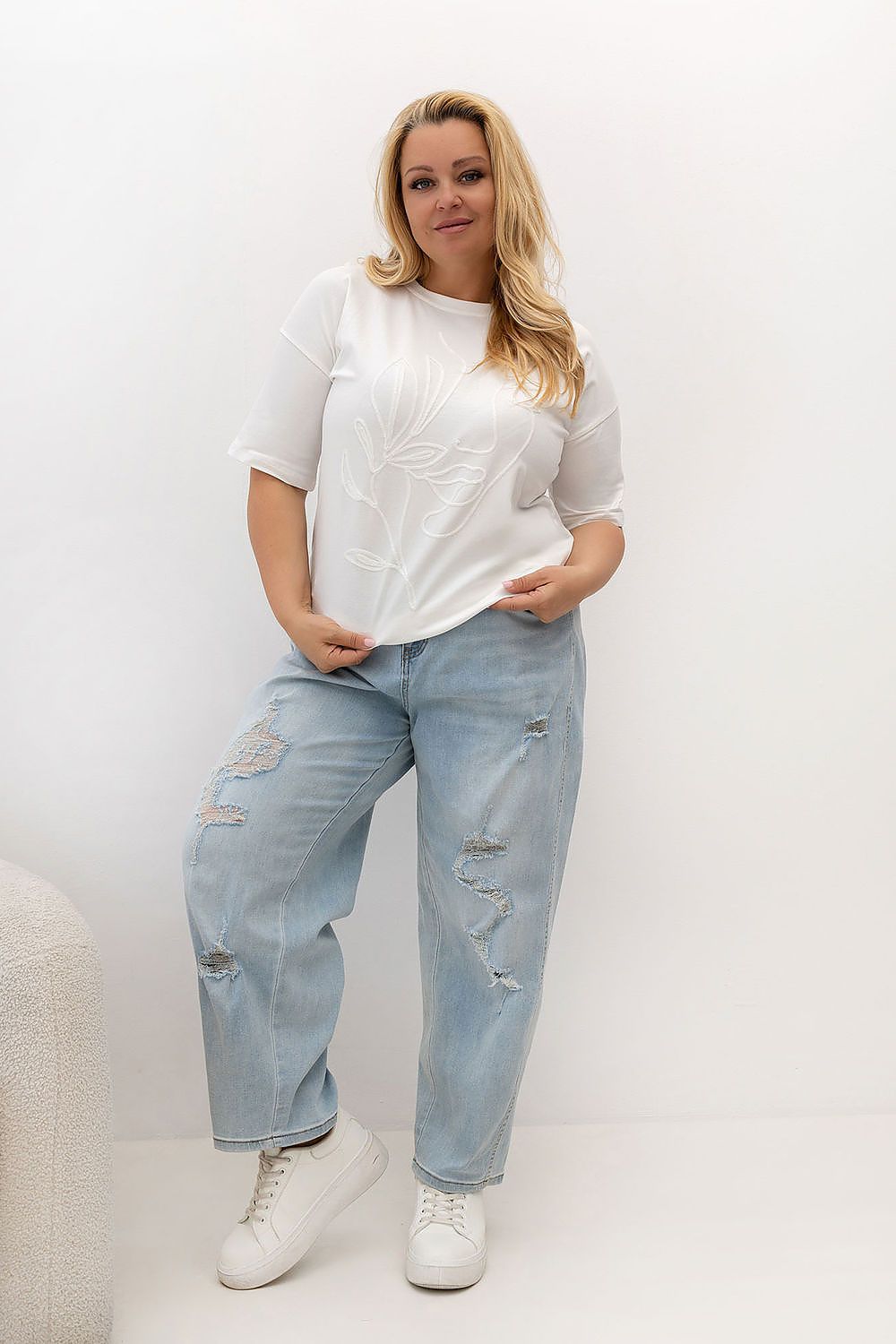  T-shirt plus size model 230455 Relevance 