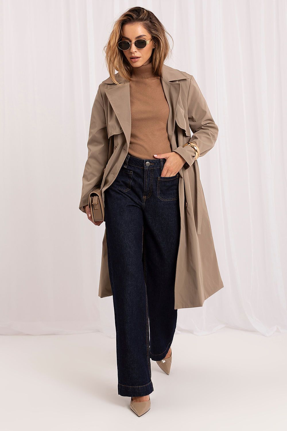  Svetr s krátkým rukávem  model 230894 Italy Moda 
