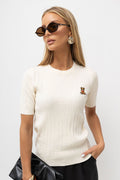  Svetr s krátkým rukávem  model 230895 Italy Moda 