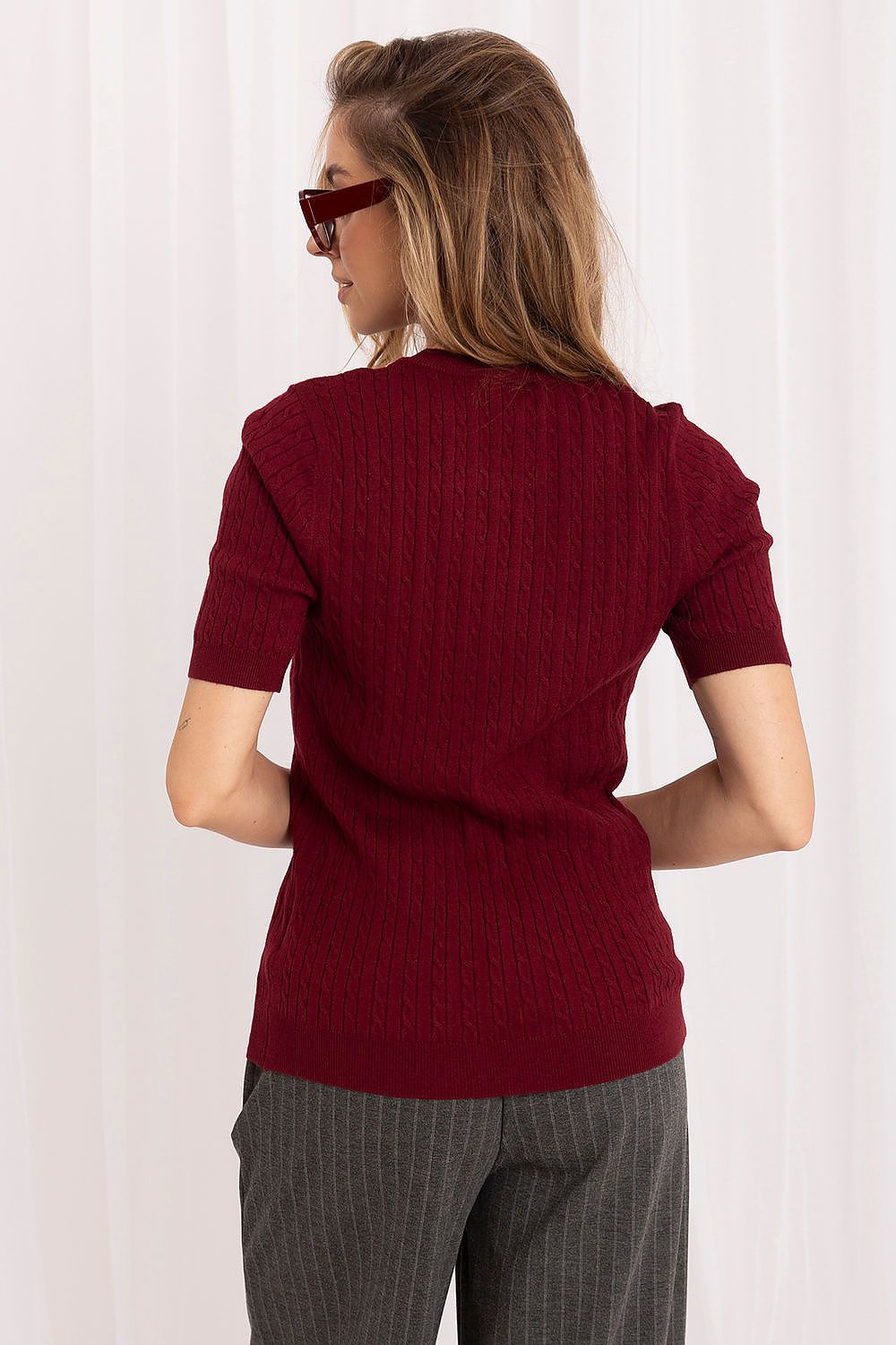  Svetr s krátkým rukávem  model 230898 Italy Moda 