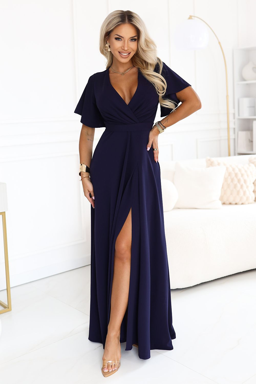  Dlouhé šaty  model 231214 Numoco 