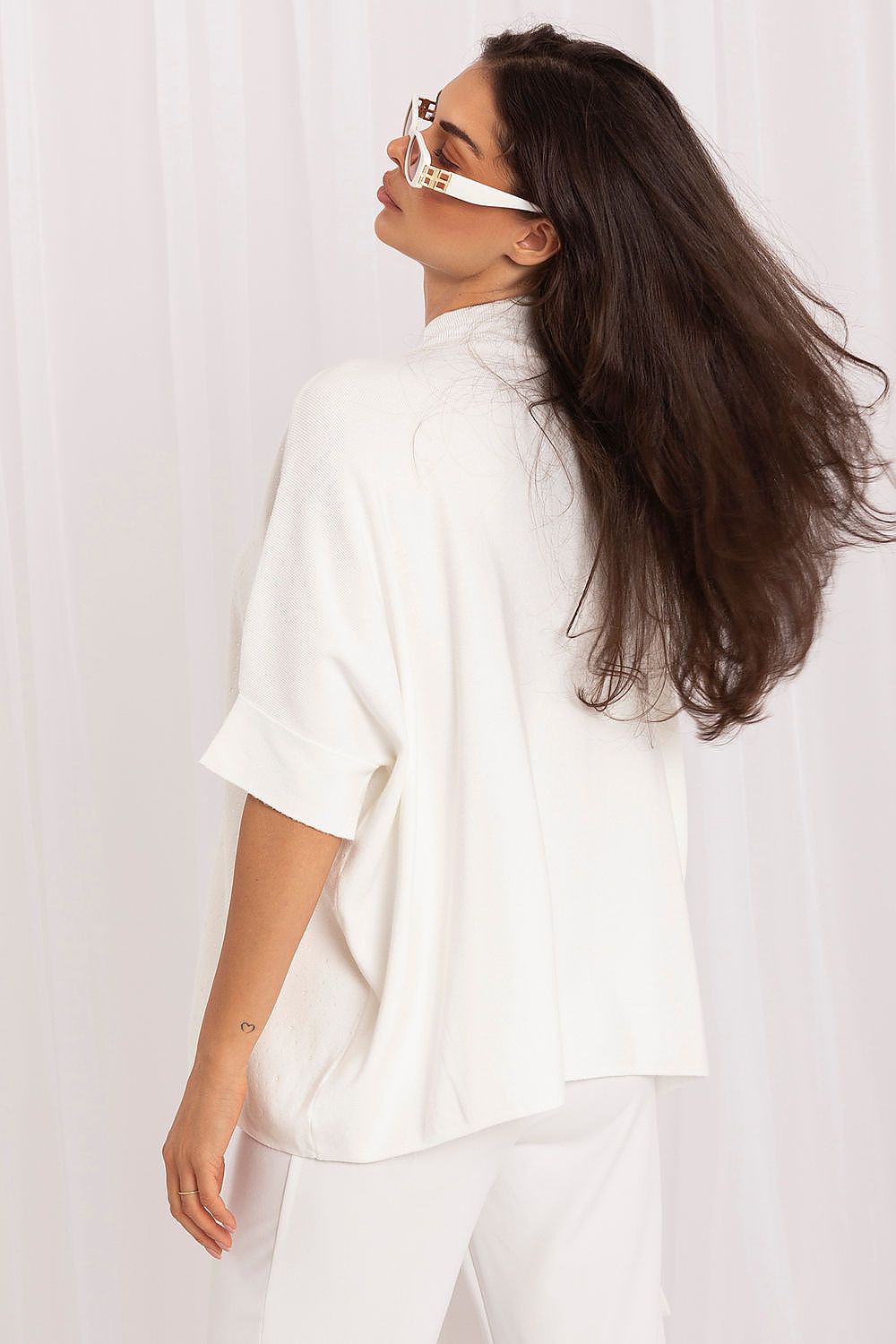 Svetr s krátkým rukávem  model 231501 Italy Moda 
