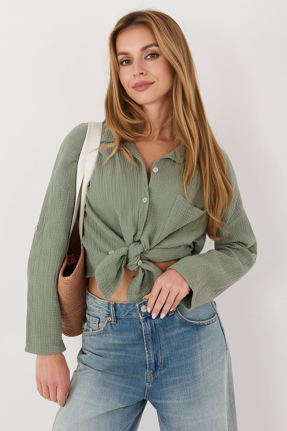  Košile s dlouhým rukávem  model 231509 Italy Moda 