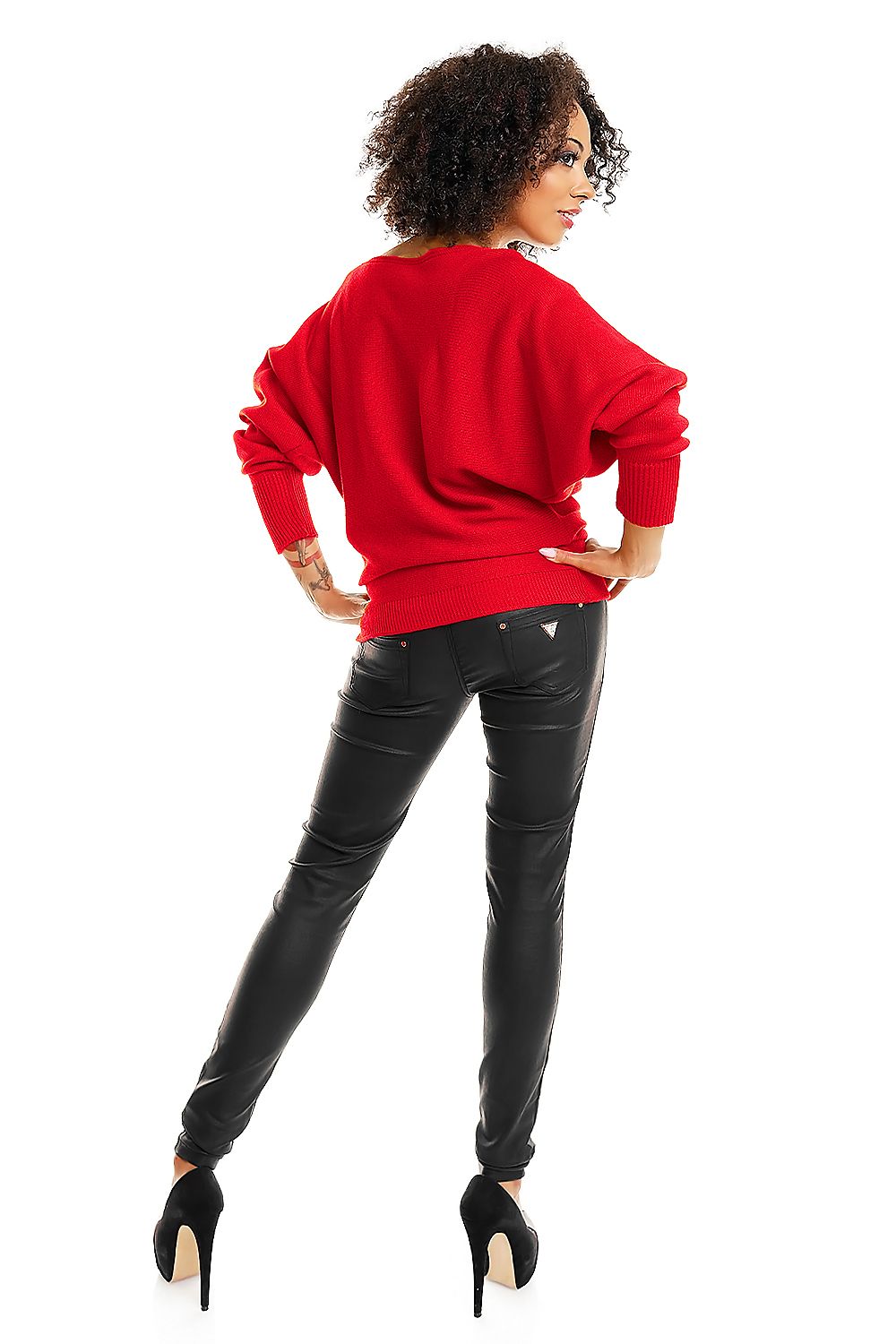  Svetr s netopýřími rukávy  model 84279 PeeKaBoo 