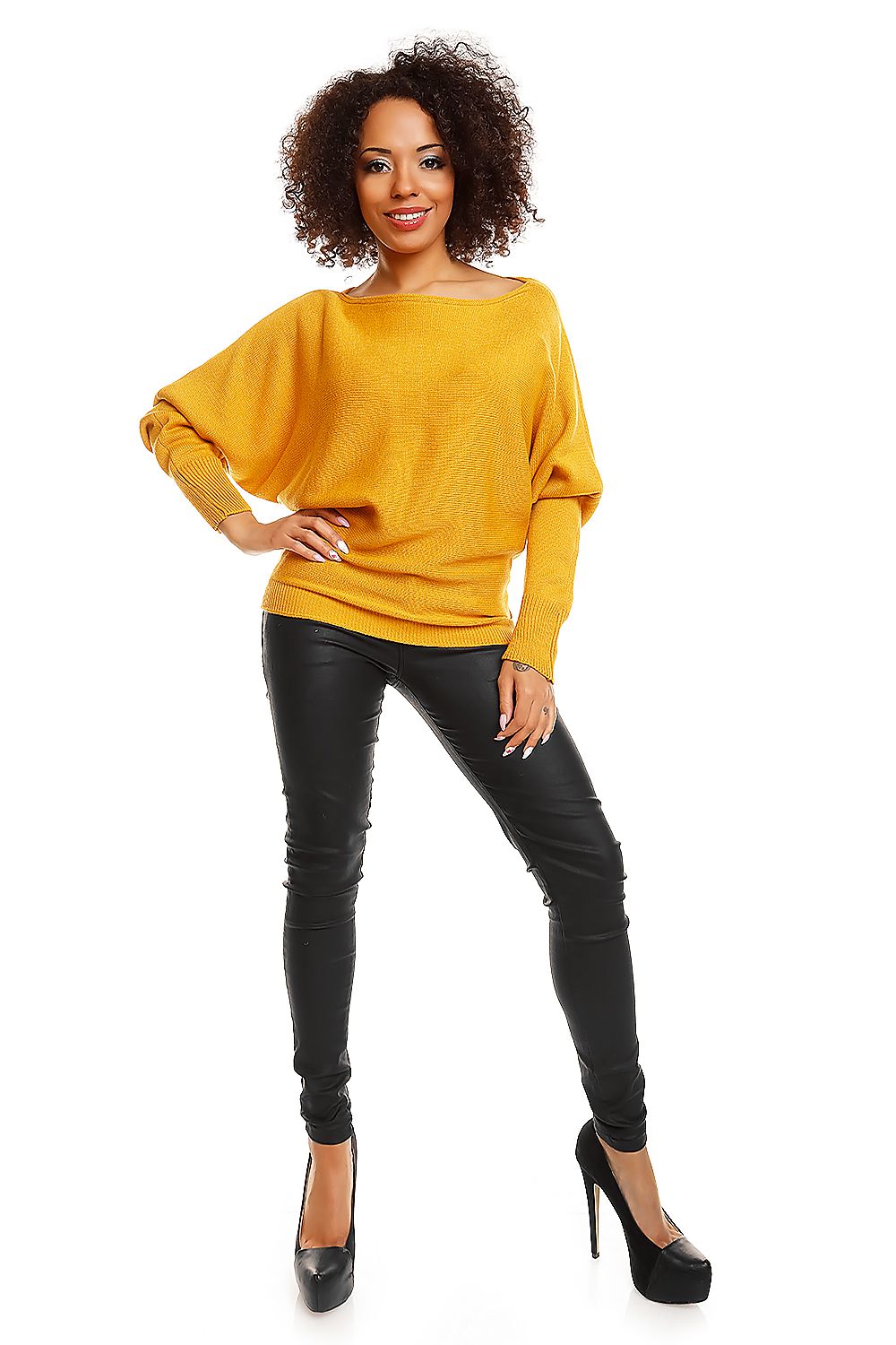  Svetr s netopýřími rukávy  model 84280 PeeKaBoo 
