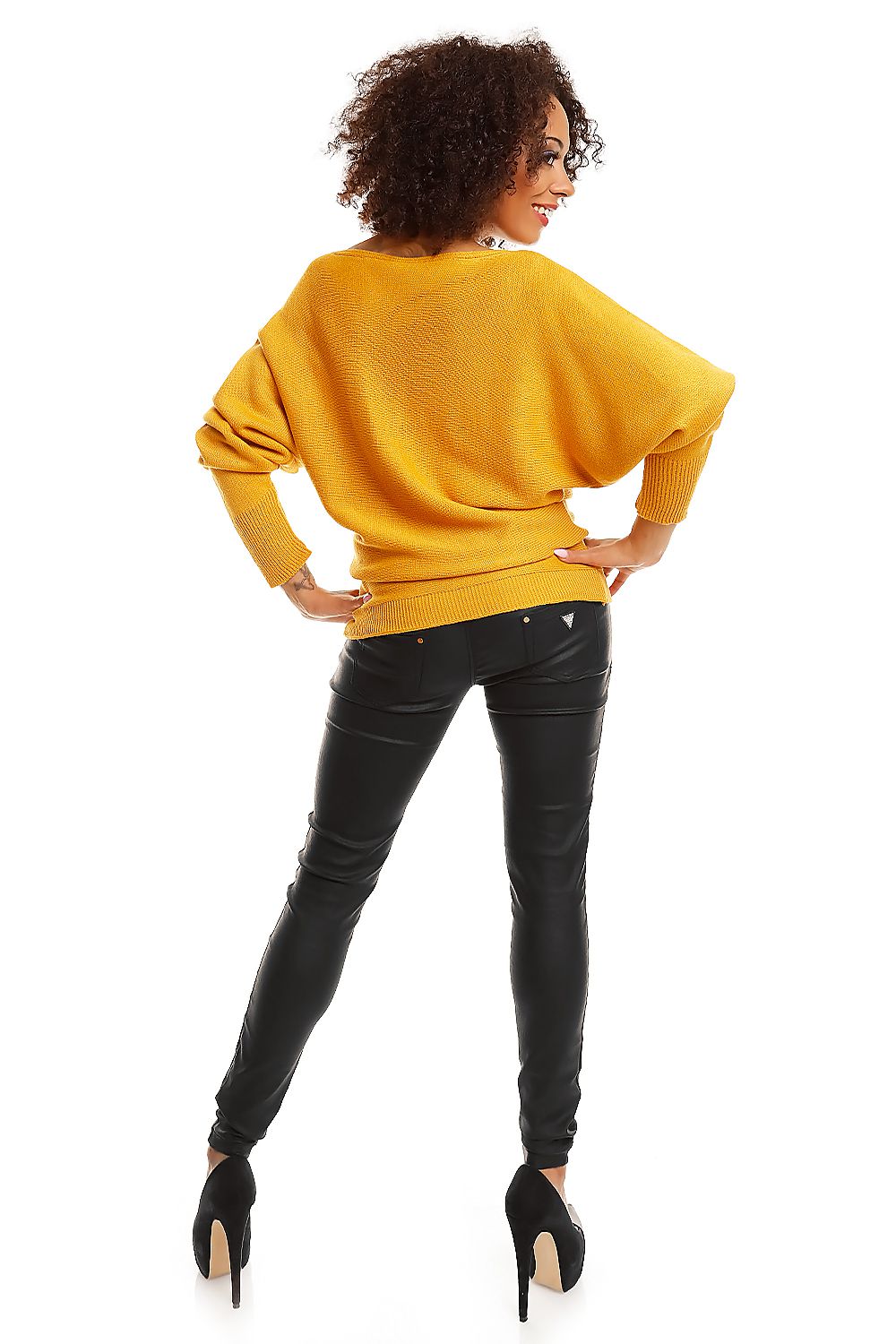  Svetr s netopýřími rukávy  model 84280 PeeKaBoo 